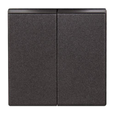 Клавіша 2-кл., JUNG ECO PROFI чорний мат