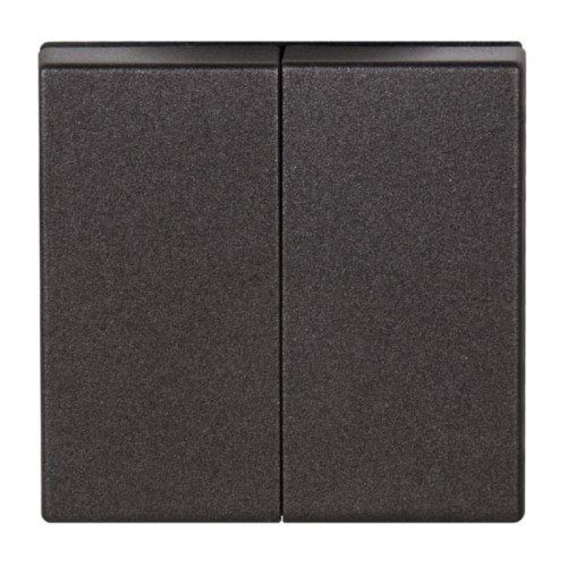 Клавіша 2-кл., JUNG ECO PROFI Чорний мат