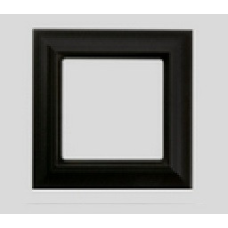 Рамка 1 пост ECO PROFI STANDART, Чорний мат, EPS481SWM