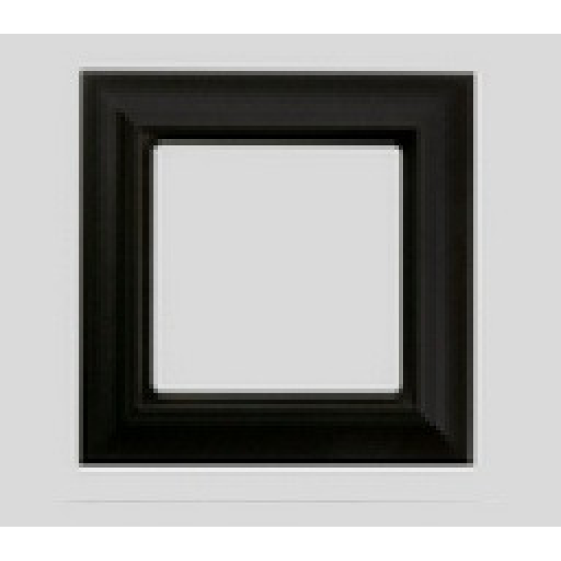 Рамка 1 пост ECO PROFI STANDART, Чорний мат, EPS481SWM