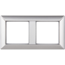 Рамка 2 поста, JUNG Eco Profi Алюміній