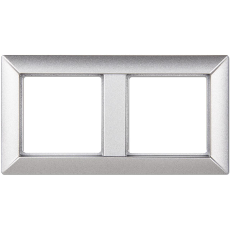 Рамка 2 поста, JUNG Eco Profi Алюміній