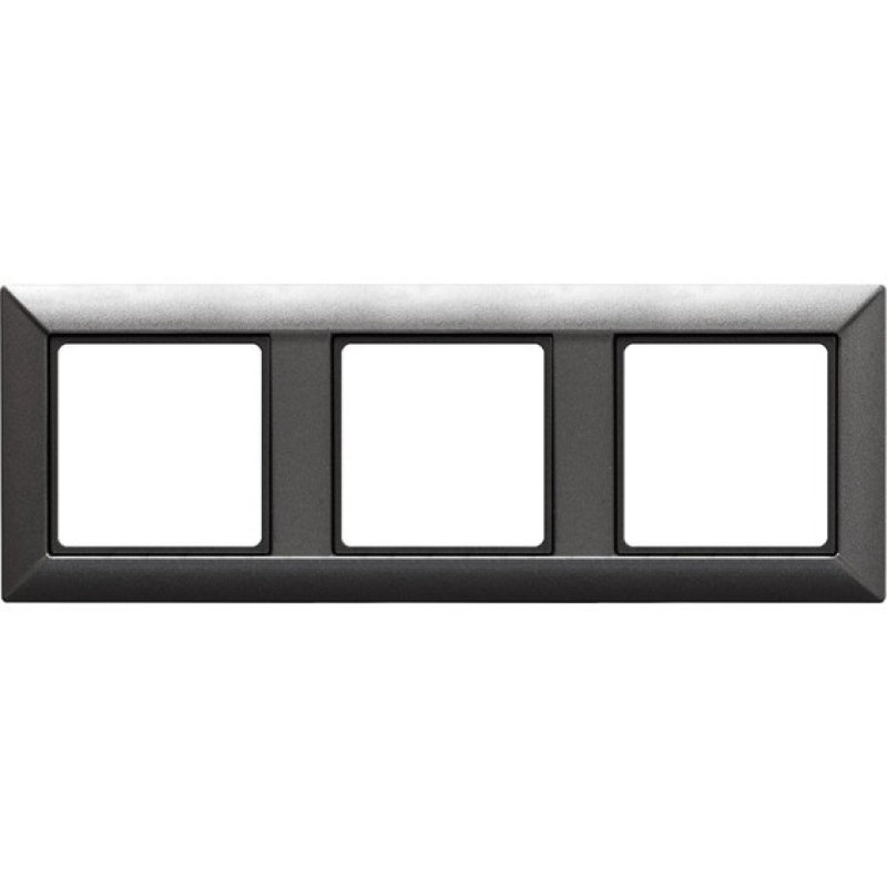 Рамка 3 поста, JUNG Eco Profi Антрацит