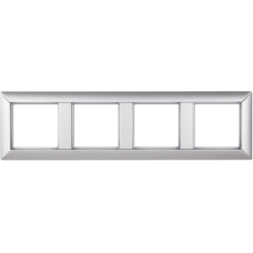 Рамка 4 пости, JUNG Eco Profi Алюміній