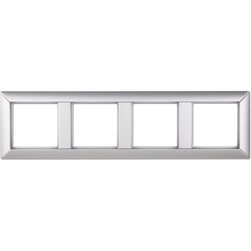 Рамка 4 пости, JUNG Eco Profi Алюміній Рамка 4 пости, JUNG Eco Profi Алюміній