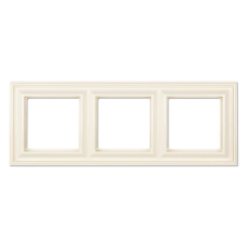 Рамка 3 поста,JUNG Eco Profi DECO Слонова кістка