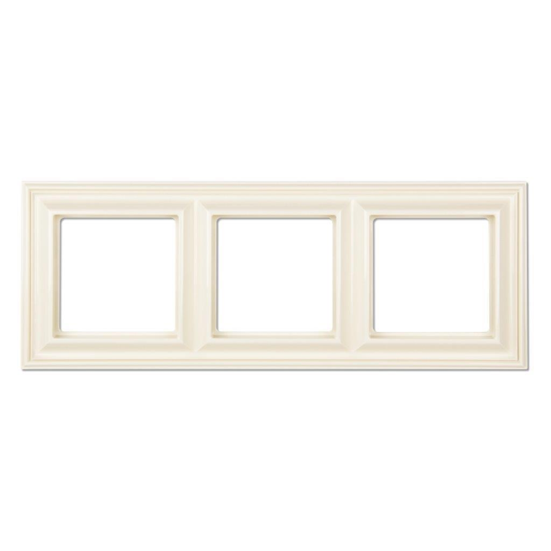 Рамка 3 поста,JUNG Eco Profi DECO Слонова кістка