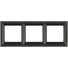 Рамка 3 поста,JUNG Eco Profi DECO Антрацит