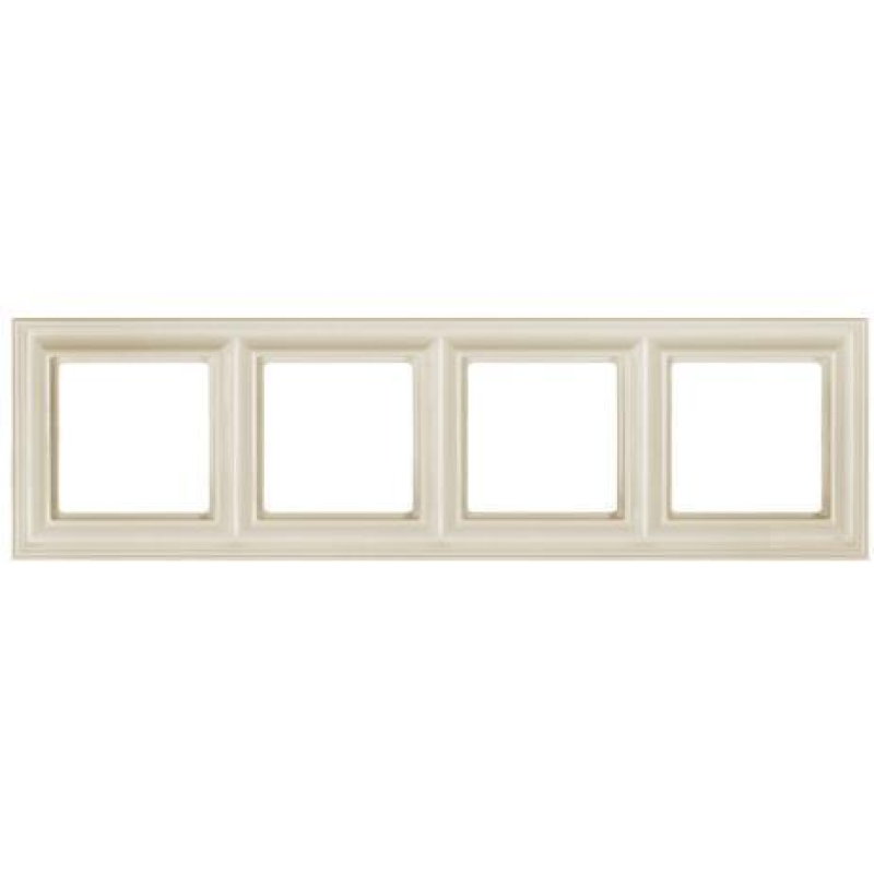 Рамка 4 пости,JUNG Eco Profi DECO Слонова кістка Рамка 4 пости,JUNG Eco Profi DECO Слонова кістка