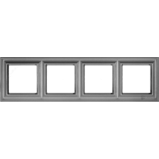 Рамка 4 пости,JUNG Eco Profi DECO Алюміній