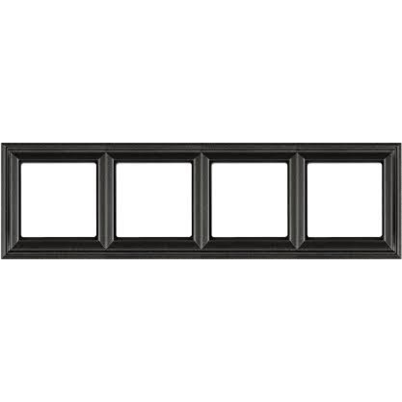 Рамка 4 пости, JUNG Eco Profi DECO Антрацит