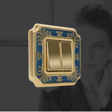 Вимикачі FEDE колекція SMALTO ITALIANO SIENA Blue Sapphire