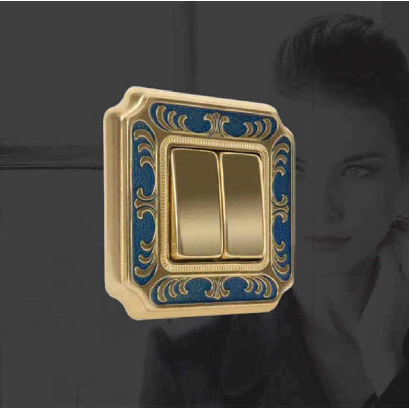 Вимикачі FEDE колекція SMALTO ITALIANO SIENA Blue Sapphire