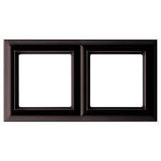 Рамка 2 пости, ECO PROFI STANDART Чорний мат EPS482SWM