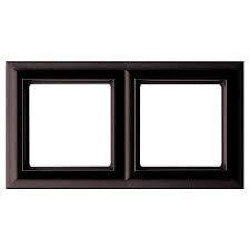 Рамка 2 пости, ECO PROFI STANDART Чорний мат EPS482SWM Рамка 2 пости, ECO PROFI STANDART Чорний мат EPS482SWM