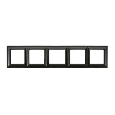 Рамка 5 поста ECO PROFI STANDART Чорний мат EPS485SWM
