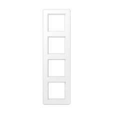 Рамка 4 пости, Jung A Flow, колір Білий матовий