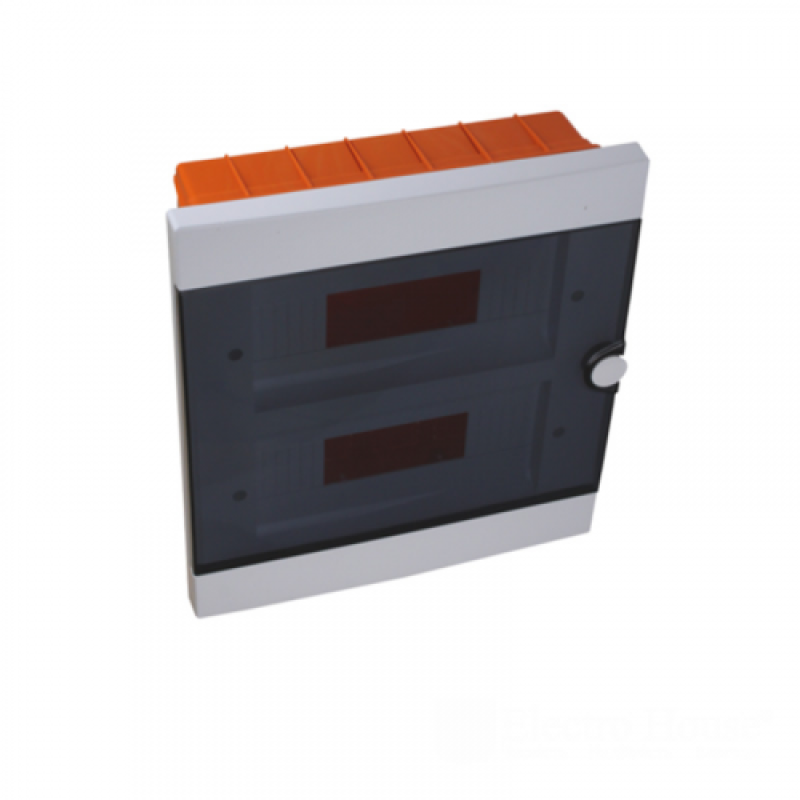 Бокс пластиковий ElectroHouse модульний для внутрішньої установки на 24 модулів IP20 Бокс пластиковий ElectroHouse модульний для внутрішньої установки на 24 модулів IP20