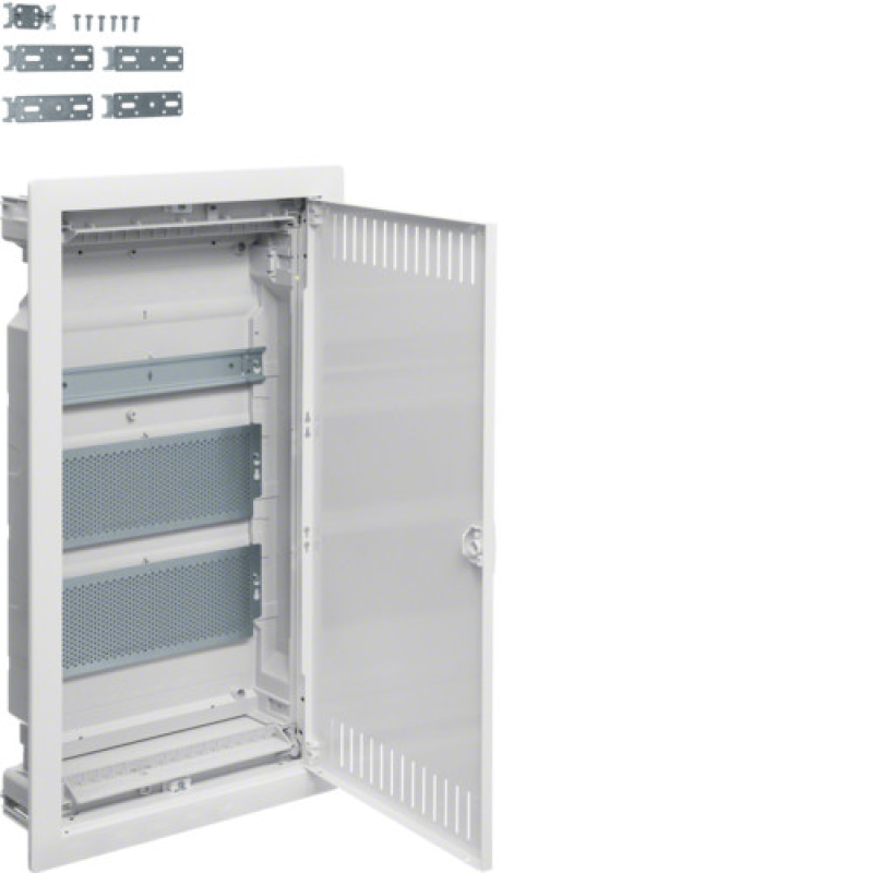 Щит 3-рядный для мультимедиа и связи, в/у с металлическими дверями, VOLTA, Hager