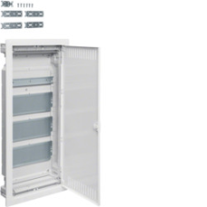 Щит 4-рядний для мультимедіа і зв“язку, в/у з металевими дверима VU48NWB, VOLTA, Hager