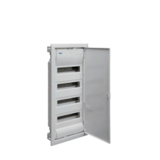 Щит вбудований 48+8 модулів, 4 ряд, сталеві двері, без Клем IP30,Hager VOLTA