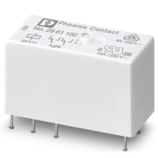 Проміжне мініатюрне реле 2СО, 8А, 24V DC  REL-MR-24DC/21-21