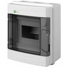 Щит IP 65 навісний 1/6 мод.(N+PE) EP-LUX ELEKTRO-PLAST