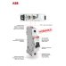 Автоматичний вимикач 20А, 3 полюс, тип B, SZ203-B20 ABB Автоматичний вимикач 20А, 3 полюс, тип B, SZ203-B20 ABB