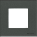 Рамка 1 пост ABB Zenit скло графіт N2271 CF Рамка 1 пост ABB Zenit скло графіт N2271 CF