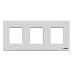 Рамка 3 пости ABB Zenit біла N2273 BL
