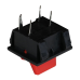 Клавішний перемикач ENERGIO KCD2-9-201 Rd/Bk ON-OFF 1 клавіша