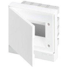 Розподільчий щит ABB 6 Модуля з білими дверцятами, що вбудовується, Basic E BEF401206
