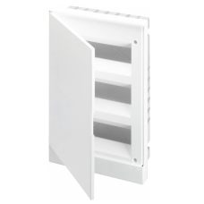 Розподільчий щит ABB 36 Модуля з білими дверцятами, що вбудовується, Basic E BEF401236