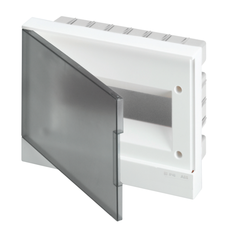 Розподільчий щит ABB 12 Модуля з прозорою дверцятами , що вбудовується, Basic E BEF402212 Розподільчий щит ABB 12 Модуля з прозорою дверцятами , що вбудовується, Basic E BEF402212