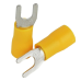 Наконечник ізольований вилочний ENERGIO SV5.5-4 жовтий (100шт) Наконечник ізольований вилочний ENERGIO SV5.5-4 жовтий (100шт)