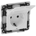 Розетка із заземленням вологозахищена IP44, білий, 753119 Legrand Valena Life