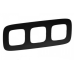 Рамка 3 посту, матовий чорний, Valena 754403 Legrand Рамка 3 посту, матовий чорний, Valena 754403 Legrand