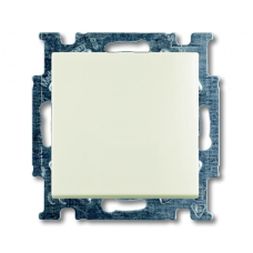 Вимикач одноклавішний прохідний ABB Basic55 білий шале 2006/6 UC-96-507