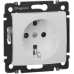 Розетка із захисними шторками та заземленням, білий, 774421 Legrand Valena