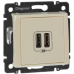Розетка USB, слонова кістка, 774170 Legrand Valena