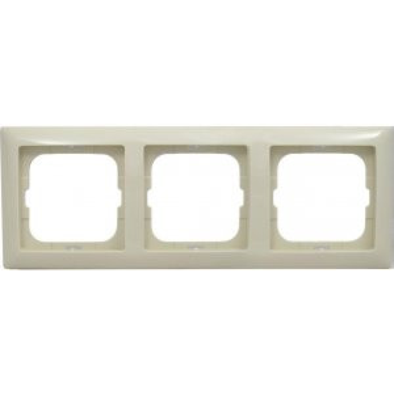 РАМКА 3 ПОСТА ABB Basic55 слонова кістка 2513-92 РАМКА 3 ПОСТА ABB Basic55 слонова кістка 2513-92