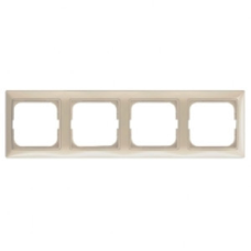 РАМКА 4 ПОСТА ABB Basic55 слонова кістка 2514-92
