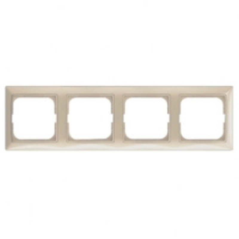 РАМКА 4 ПОСТА ABB Basic55 слонова кістка 2514-92 РАМКА 4 ПОСТА ABB Basic55 слонова кістка 2514-92