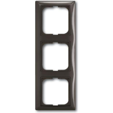 РАМКА 3 ПОСТА ABB Basic55 шато чорний 2513-95-507
