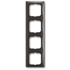 РАМКА 4 ПОСТА ABB Basic55 шато чорний 2514-95-507