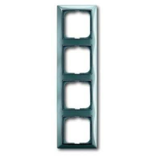 Рамка 4 поста ABB Basic55 бістро синій 2514-98-507