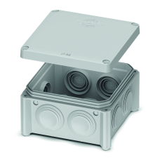 Коробка розподільна IP55 90*90*52 відкритого монтажу з гумовими сальниками IB401