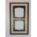 Рамка подвійна ABB DINASTY Латунь антична білий розпис 1722-846-500 Рамка подвійна ABB DINASTY Латунь антична білий розпис 1722-846-500