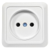Розетка Накладна 10А Одинарна Б/З ENERGIO Розетка Накладна 10А Одинарна Б/З ENERGIO