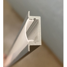 Врізний  профіль для світлодіодної стрічки ЛПВ-7 з розсіювачем